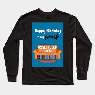 Boxset couch buddy Long Sleeve T-Shirt